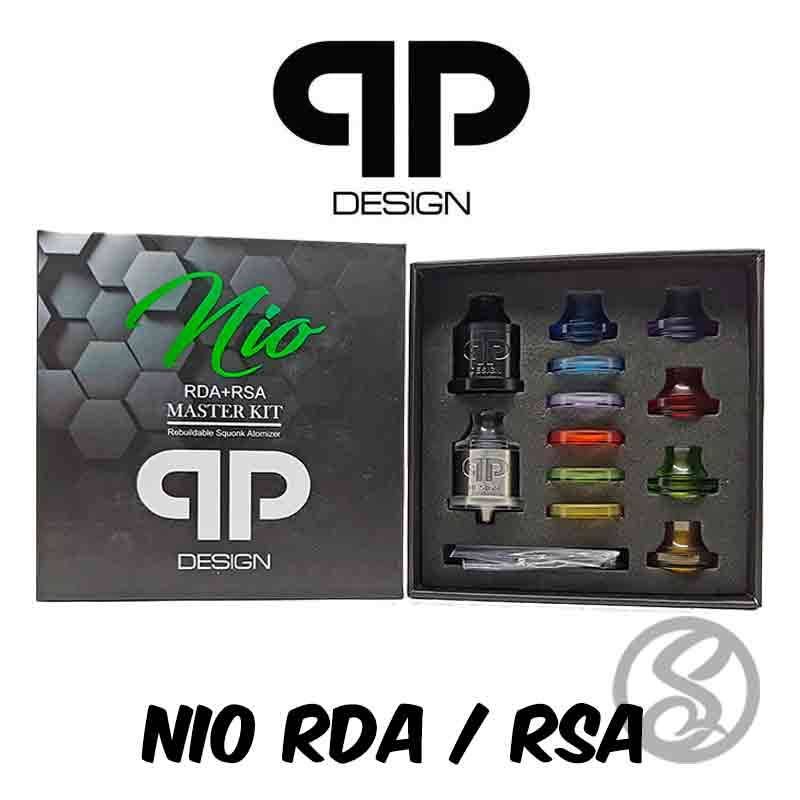 Dripper Nio RDA et son packaging de QP Design
