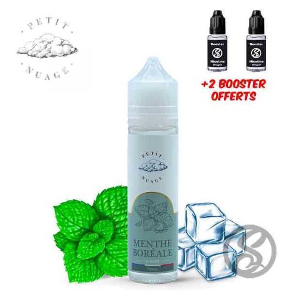 flacon e-liquide menthe boréale 60 ml de petit nuage