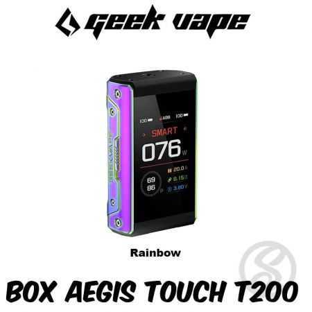 coloris rainbow de la box aegis t200 de geekvape