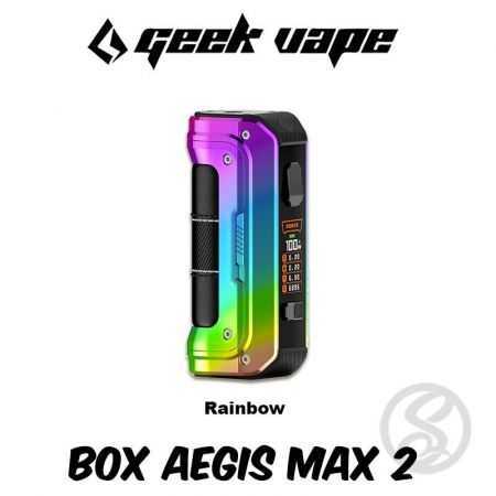 coloris rainbow de la box seule aegis max 2 de geekvape