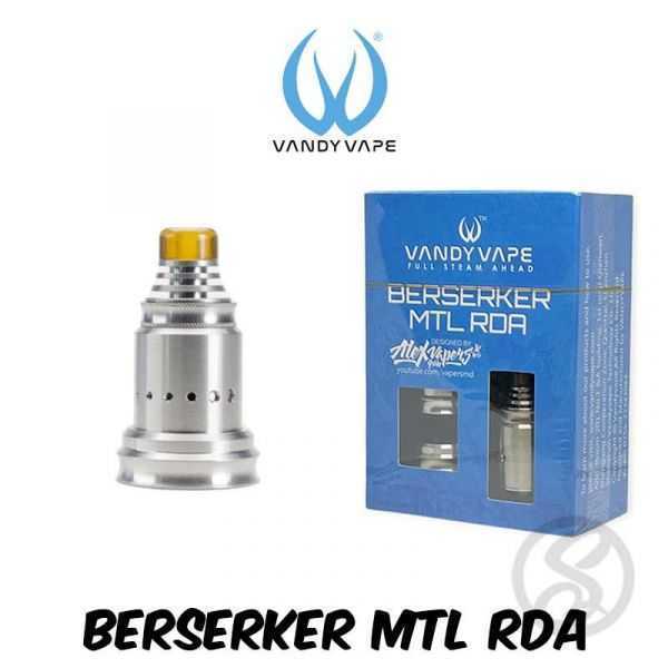 dripper berserker mtl rda et son packaging