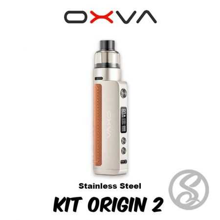 coloris stainless steel du kit origin 2 de oxva