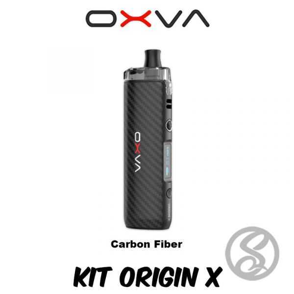coloris carbon fiber du kit origin x de oxva