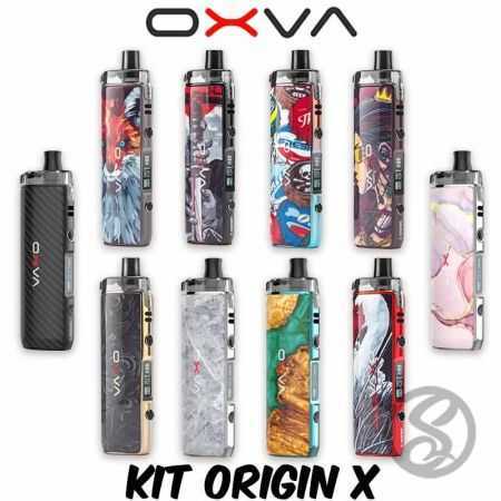 différents coloris du kit origin x de oxva
