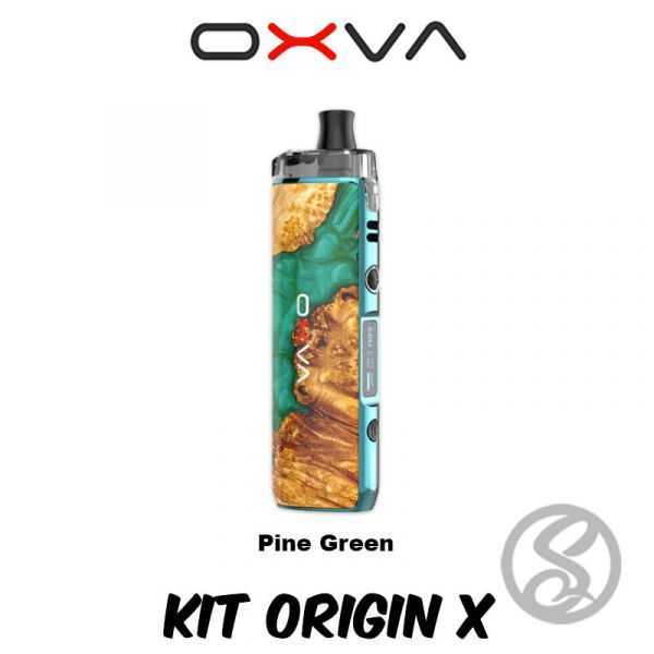 coloris pine green du kit origin x de oxva