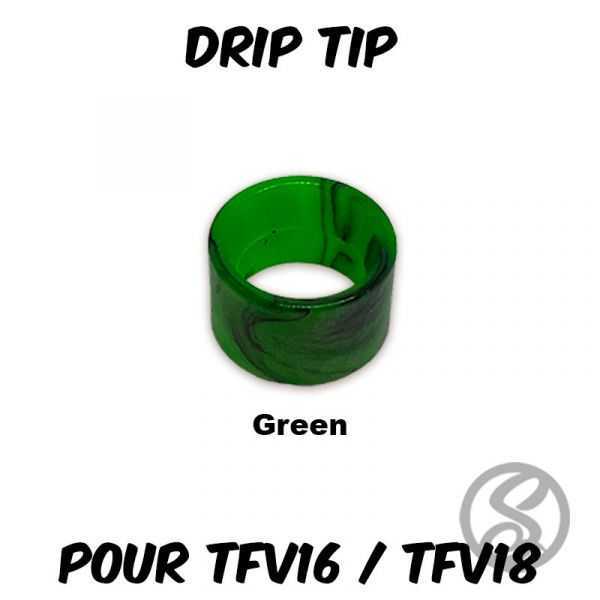 drip tip pour tfv16 et tfv18 green
