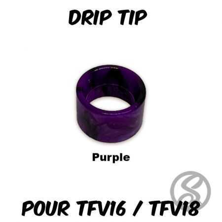 drip tip pour tfv16 et tfv18 purple