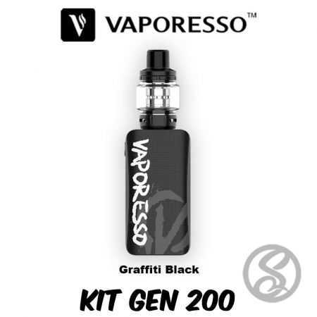kit gen 200 vaporesso graffiti black