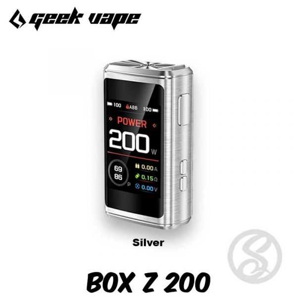 box z200 de geekvape silver