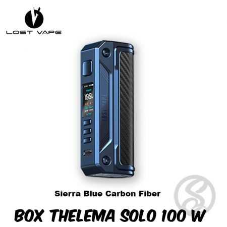 box thelema solo sierra blue carbon fiber