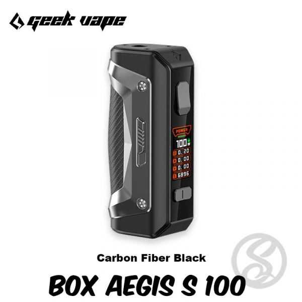 box aegis s100 carbon fiber black