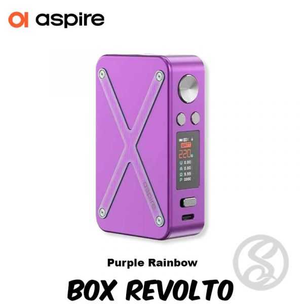 box revolto aspire purple rainbow