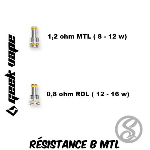 Résistances B MTL Coil - GeekVape - resistances-geek-vape - Smoke Vape Shop Rouen