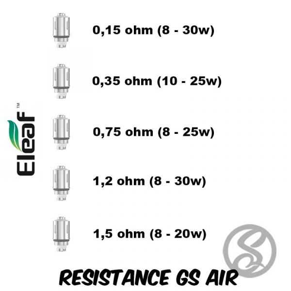 Résistance GS AIR - Eleaf - resistances-eleaf-joyetech - Smoke Vape Shop Rouen