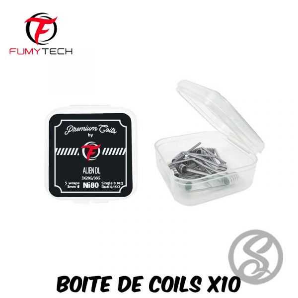 Alien DL Ni80 0.30Ω (10pcs) - Fumytech - cottons-coils-fils - Smoke Vape Shop Rouen