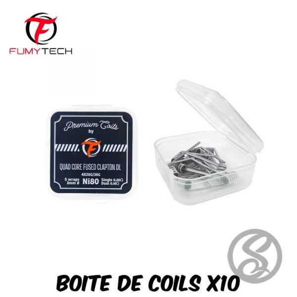 Quad Core Fused Clapton DL Ni80 0.20Ω (10pcs) - Fumytech - cottons-coils-fils - Smoke Vape Shop Rouen
