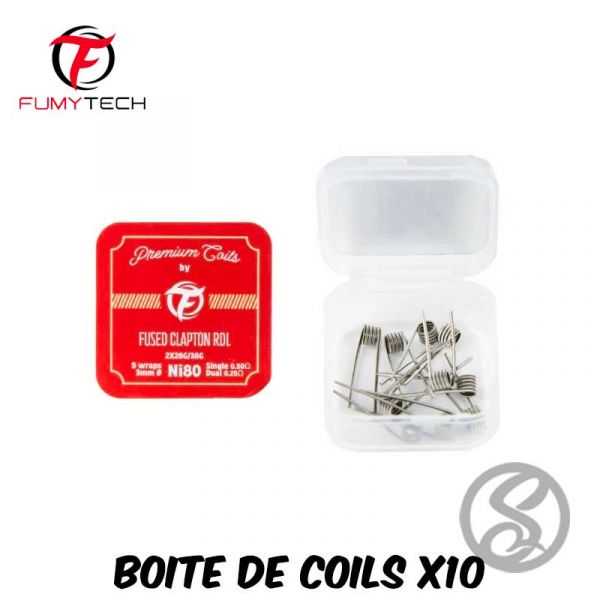 Fused Clapton RDL Ni80 0.50Ω New Version (10pcs) - Fumytech - cottons-coils-fils - Smoke Vape Shop Rouen