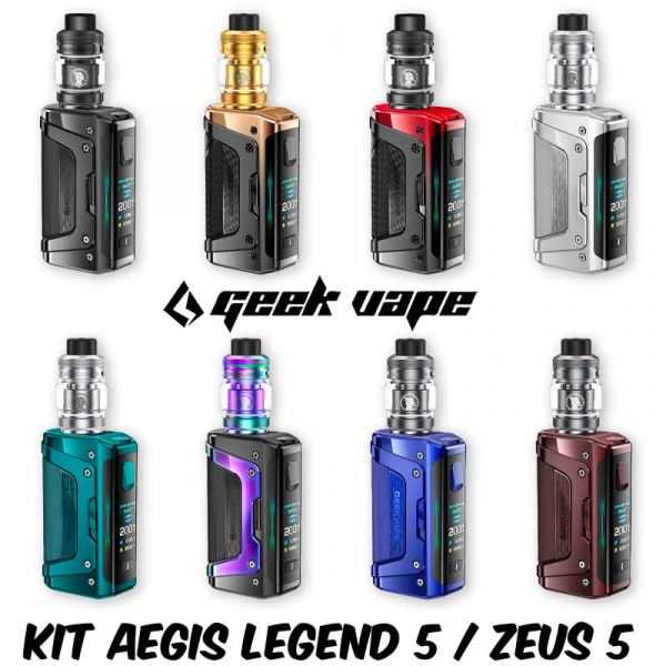 Kit Aegis Legend 5 et Zeus Subohm 5 - GeekVape - kits-complets - Smoke Vape Shop Rouen
