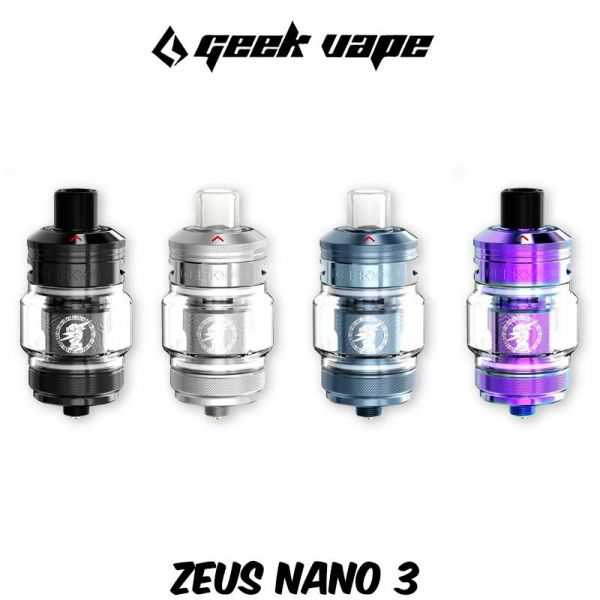 Clearomiseur Zeus Nano 3 - GeekVape - clearomiseurs - Smoke Vape Shop Rouen