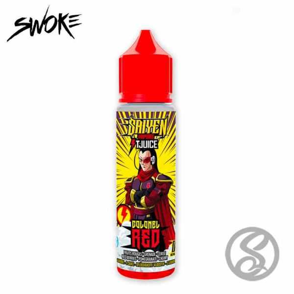 E-Liquide Colonel Red 50ml - Saiyen Vapors (T-Juice x Swoke) - e-liquides-fruites - Smoke Vape Shop Rouen