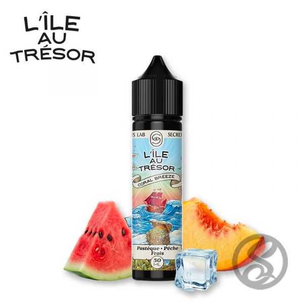 Liquide Coral Breeze 50ml - L' île au Trésor - e-liquides-fruites-frais - Smoke Vape Shop Rouen