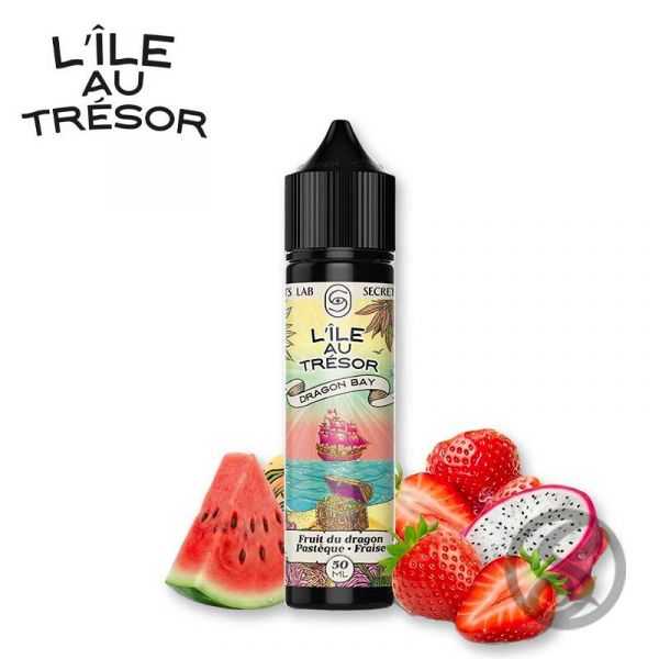 E-Liquide Dragon Bay 50ml - L' île au Trésor - e-liquides-fruites - Smoke Vape Shop Rouen