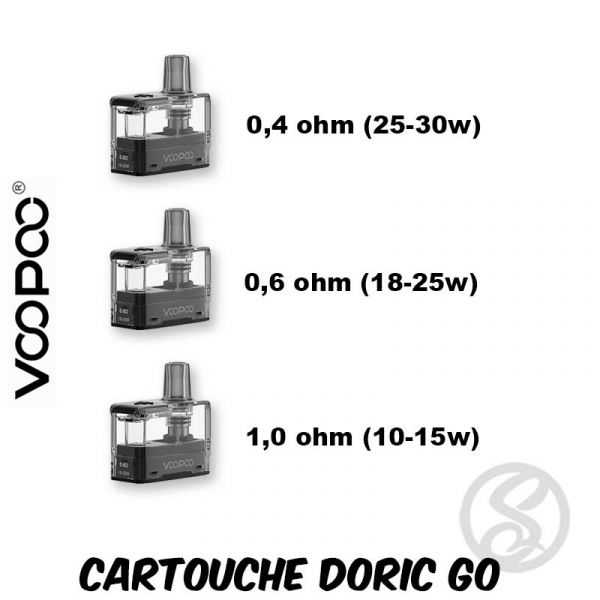 Cartouche Doric GO - Voopoo - cartouches-voopoo - Smoke Vape Shop Rouen