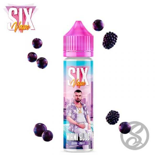 E-Liquide Miami Blue 50ml - Six Vape - e-liquides-fruites-frais - Smoke Vape Shop Rouen