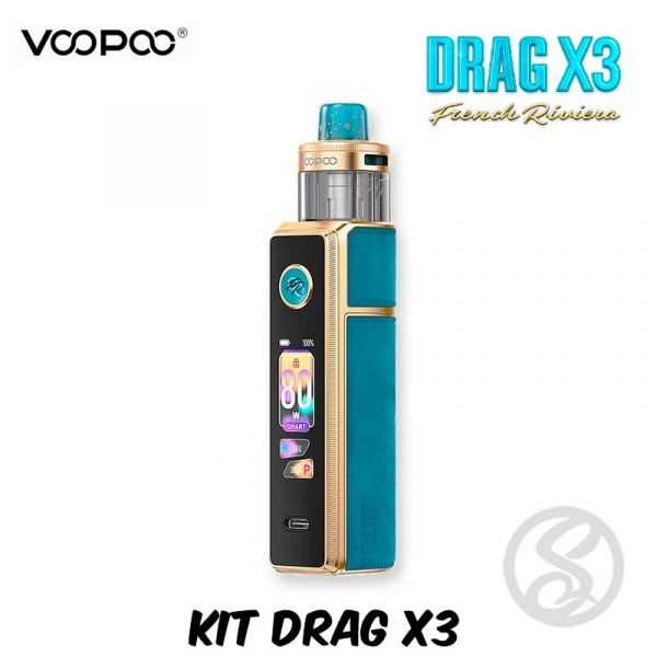 Kit Drag X3 Édition Limitée French Riviera - Voopoo - kits-complets - Smoke Vape Shop Rouen