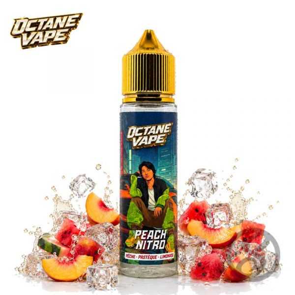 E-Liquide Peach Nitro 50ml - Octane Vape - e-liquides-fruites-frais - Smoke Vape Shop Rouen