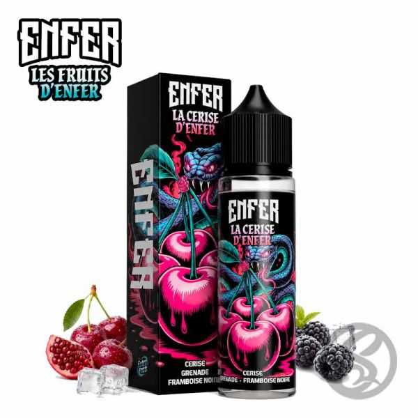 E-Liquide La Cerise d'Enfer 50ml - ENFER - e-liquides-fruites-frais - Smoke Vape Shop Rouen
