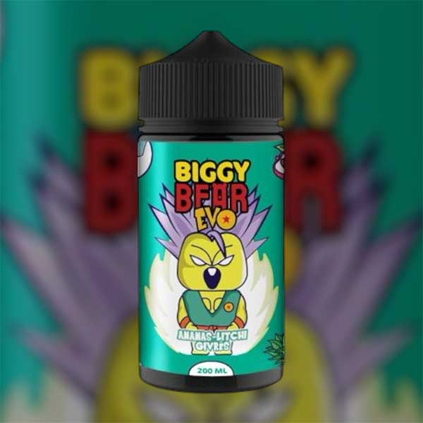 e liquide Mix de ananas litchi givrés biggy bear evo show