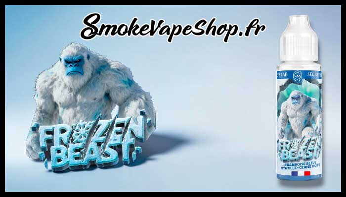 intro framboise bleue myrtille cerise noire 50ml frozen beast