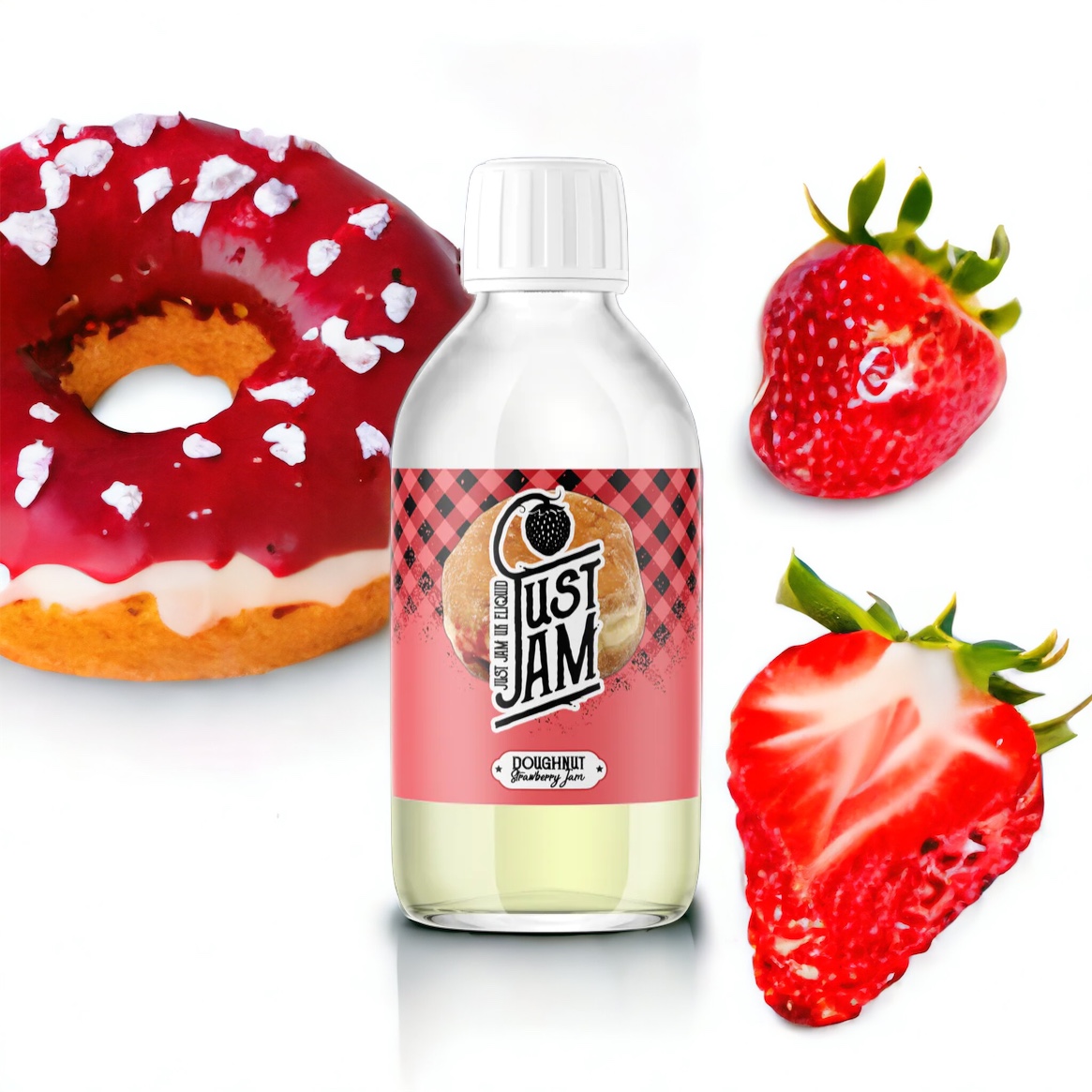 e-liquide strawberry doughnut just jam show