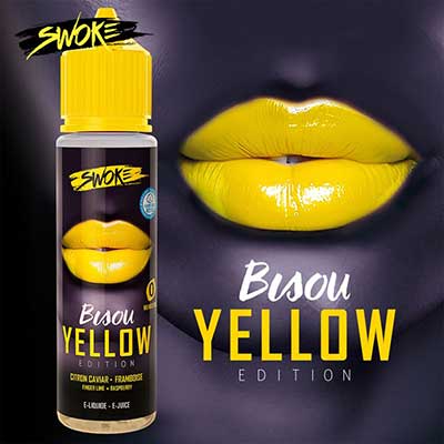 visuel e-liquide bisou yellow swoke