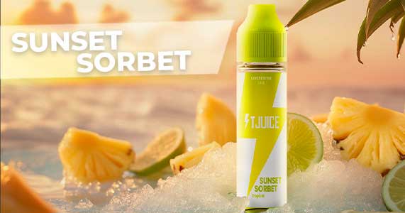 e liquide sunset sorbet show