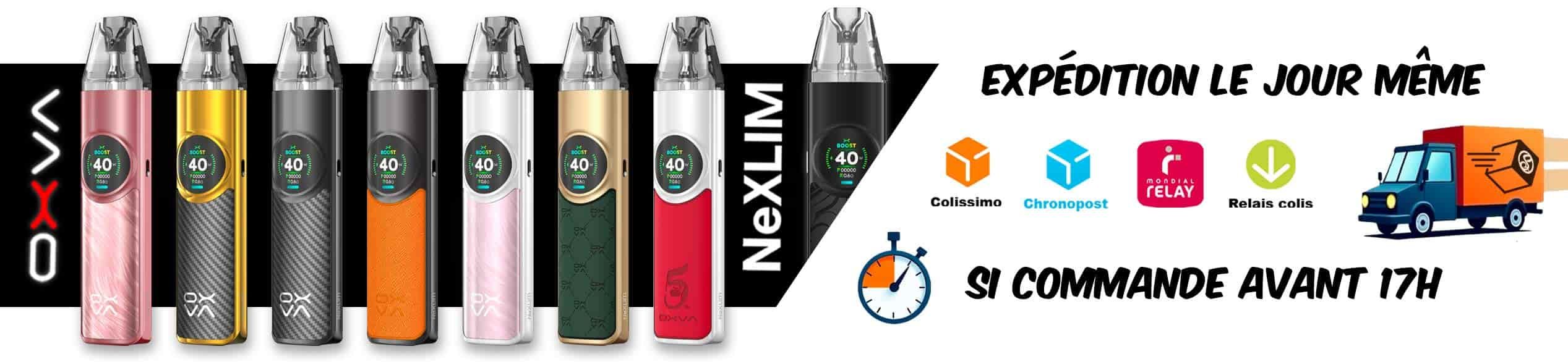 oxva nexlim livraison rapide
