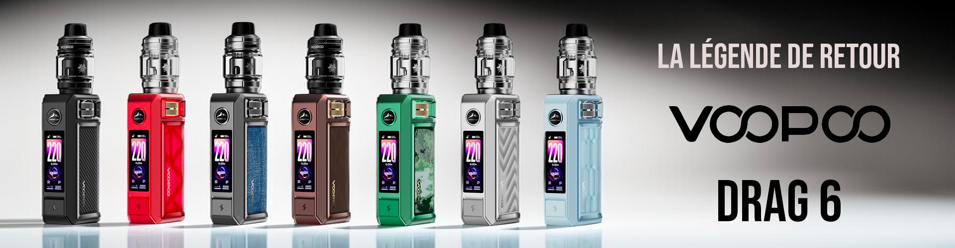 Voopoo Drag 6 — La légende est de retour