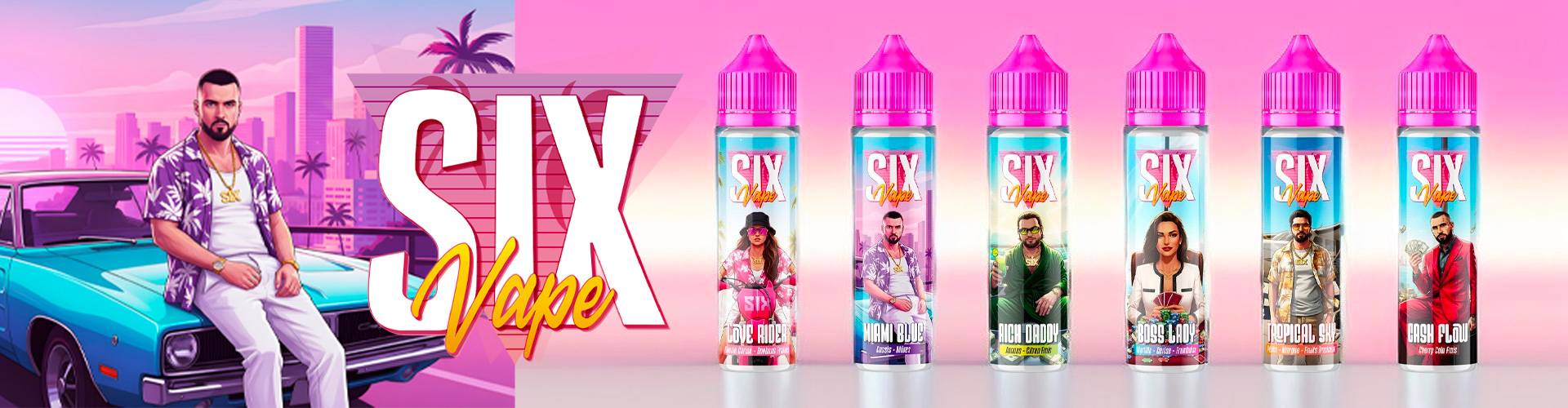Six Vape — La gamme complète
